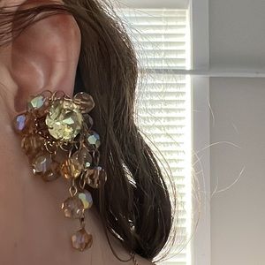 Vintage clip on earrings
